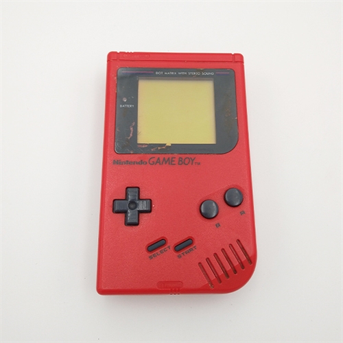 Game boy Original - Console - Red - SNR GH2388364 (B Grade) (Used)